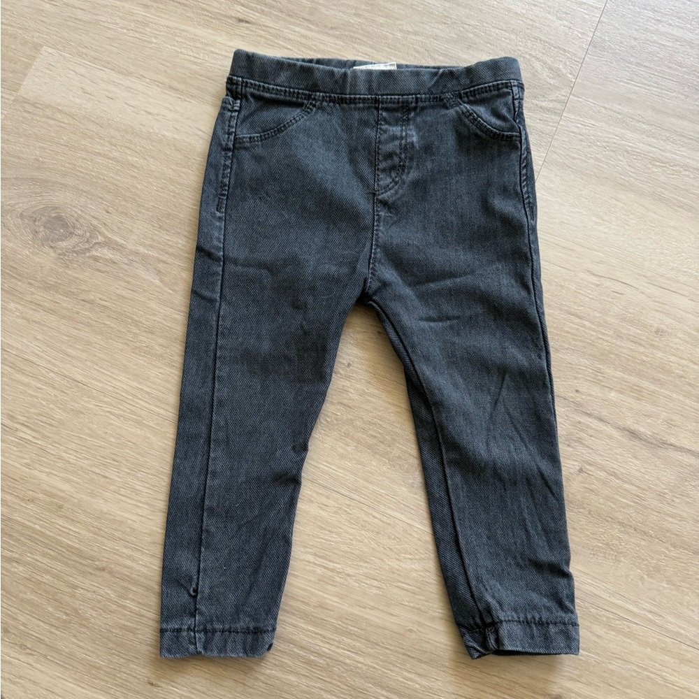 Zara Kids Charcoal Gray Leggings